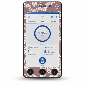 ExpressionMed Henna OmniPod DASH Sticker