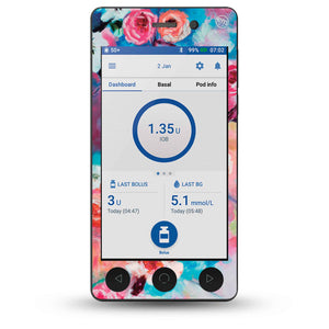 Branching Out OmniPod DASH Sticker