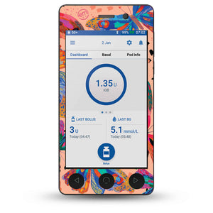 Butterfly Wings OmniPod Sticker