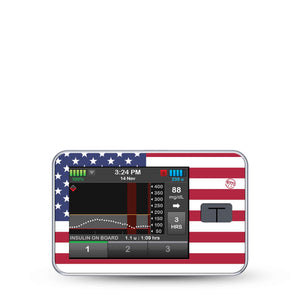 US Flag T-Slim Sticker