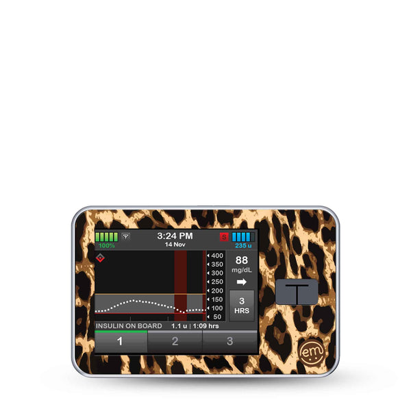 ExpressionMed Leopard Print T-Slim Sticker