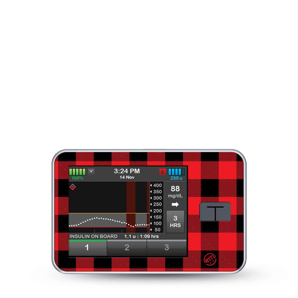ExpressionMed Lumberjack T-Slim Pump Sticker