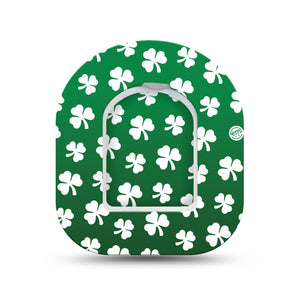 ExpressionMed Shamrock Pod Mini Tape Single Sticker and Single Tape, Emerald Green Overlay Tape Pump Design