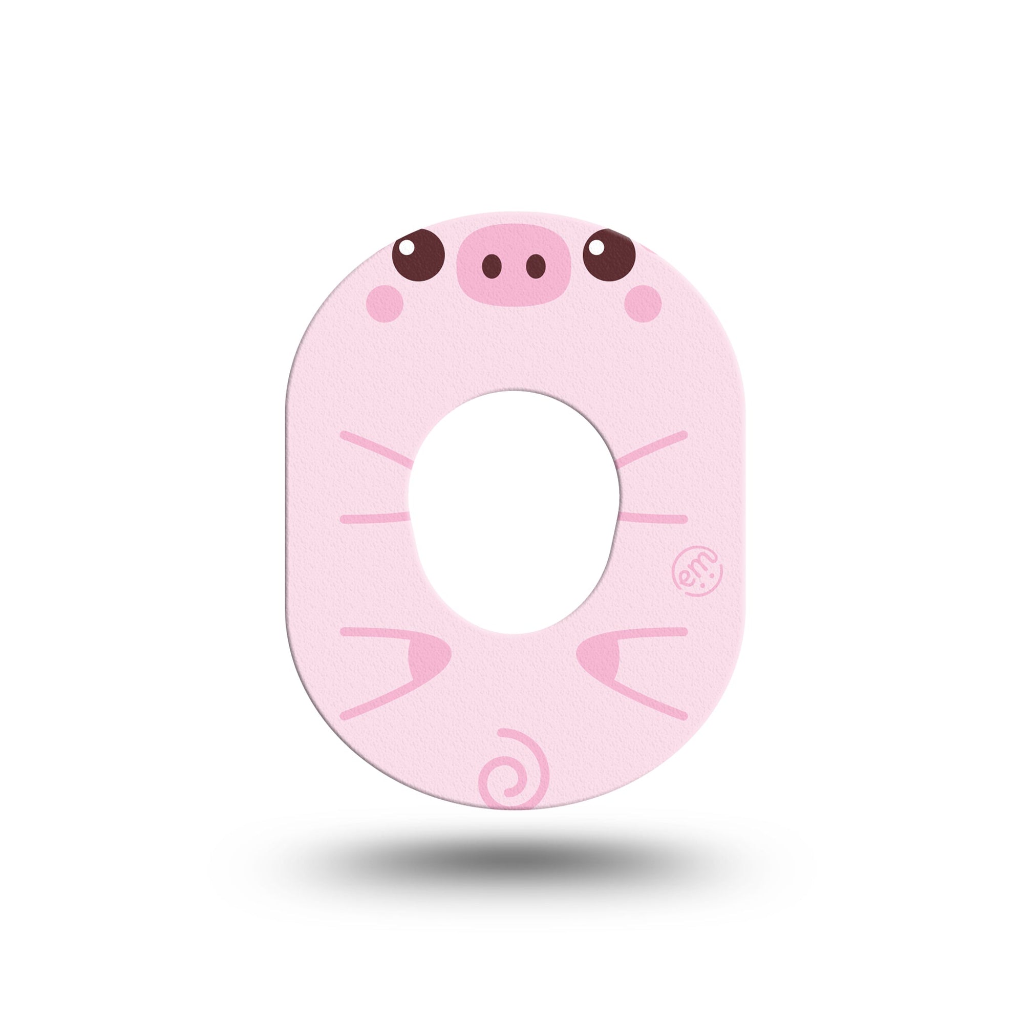 ExpressionMed Strawberry Piglet Dexcom G7 Mini Single piglet treats Patch Continuous Glucose Monitor Design, Dexcom Stelo Glucose Biosensor System