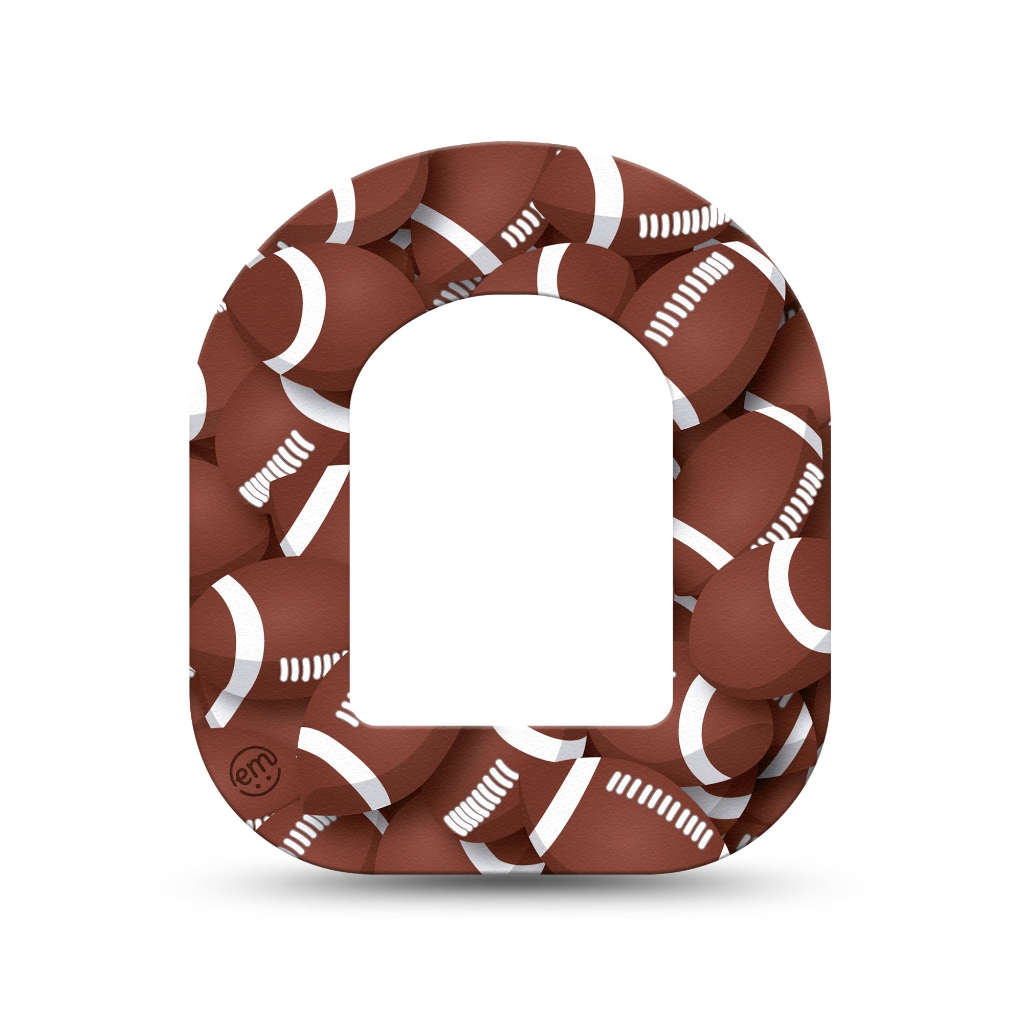 ExpressionMed Football Pod Mini Tape Single, Gridiron Action Fixing Ring Patch Pump Design