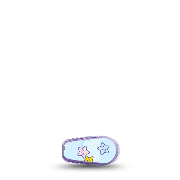 ExpressionMed Sleeping Unicorns G6 Transmitter Sticker Colorful Animals, CGM Vinyl Sticker Design