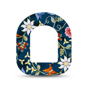 ExpressionMed Floral Folklore Pod Mini Tape Single, Blossoming Tales Adhesive Tape Pump Design
