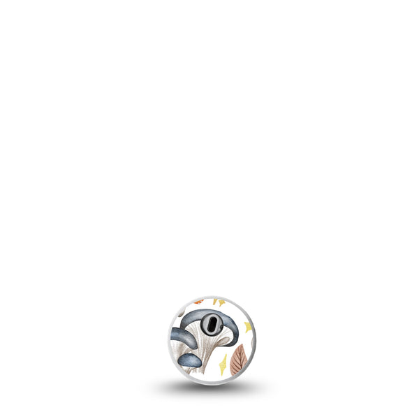 ExpressionMed Forrest Mushrooms Libre 3 Sticker Group Of Mushrooms, CGM Vinyl Sticker Design