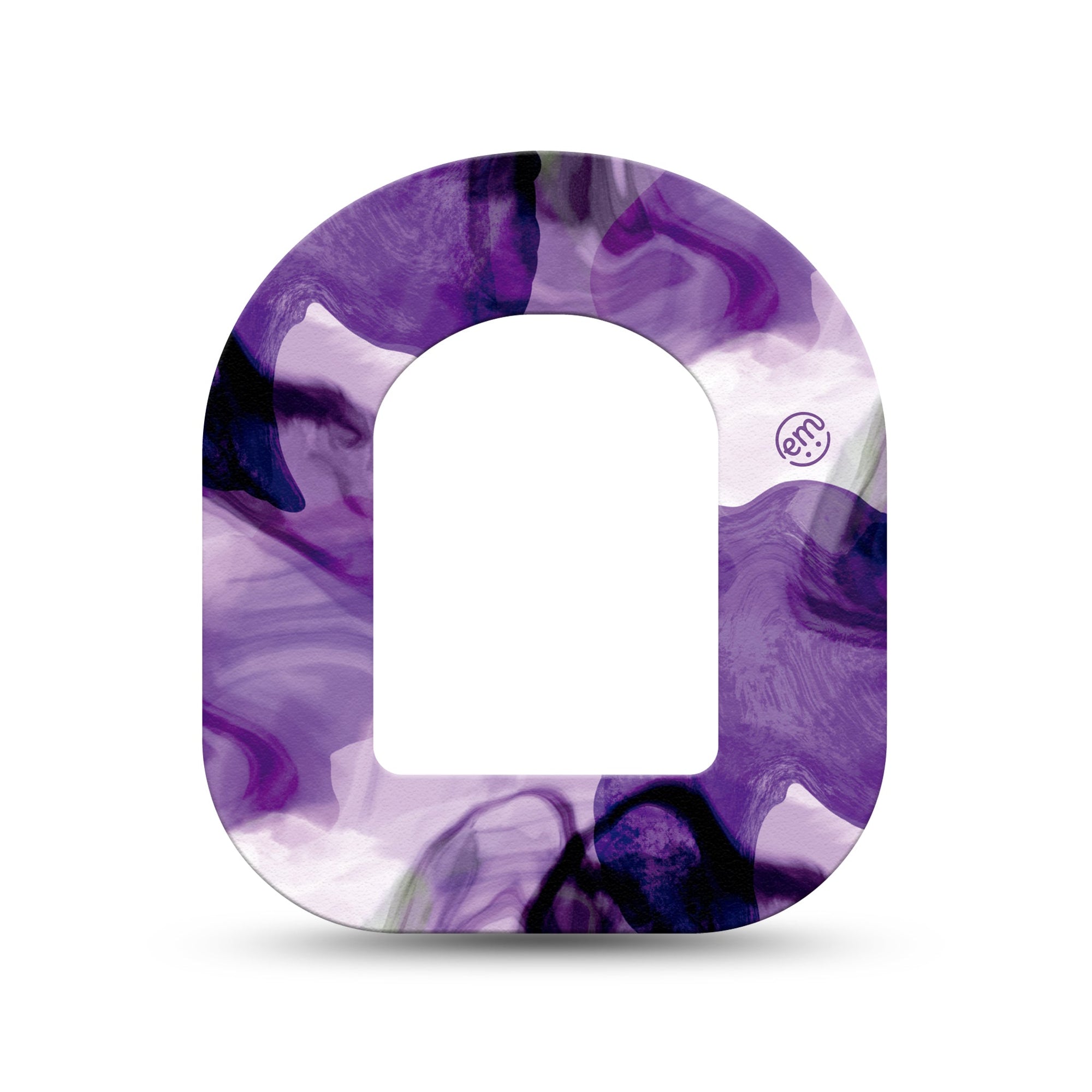 ExpressionMed Purple Storm Pod Mini Tape Single, Violet Tempest Fixing Ring Patch Pump Design
