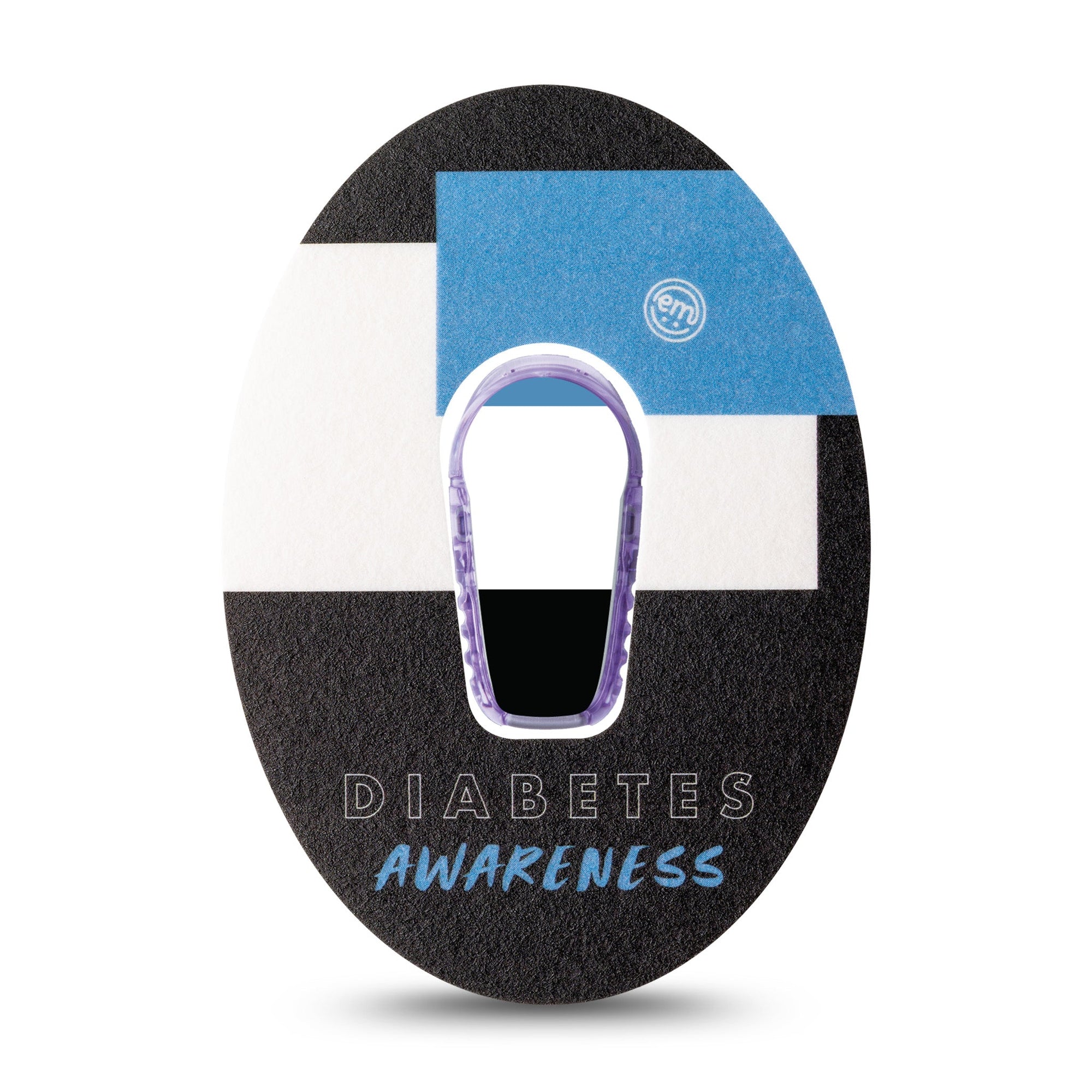 ExpressionMed Diabetes Awareness Dexcom G6 Transmitter Sticker and Tape, Insulin Support, CGM Vinyl Sticker and Tape Design