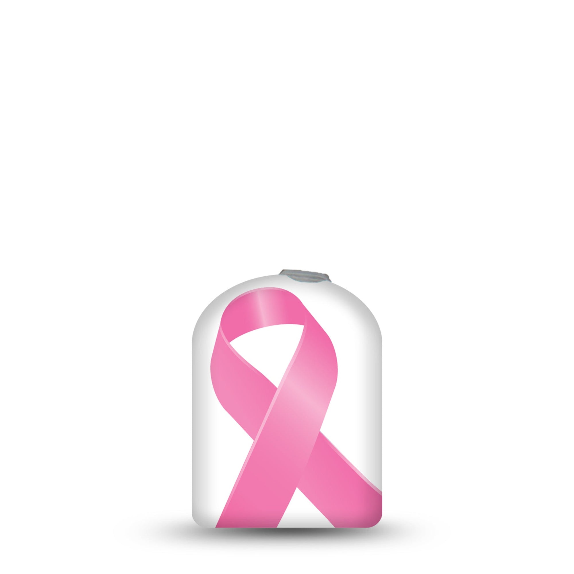 ExpressionMed Breast Cancer Awareness Pod Sticker Disease Awareness Ribbon, CGM Vinyl Sticker Design