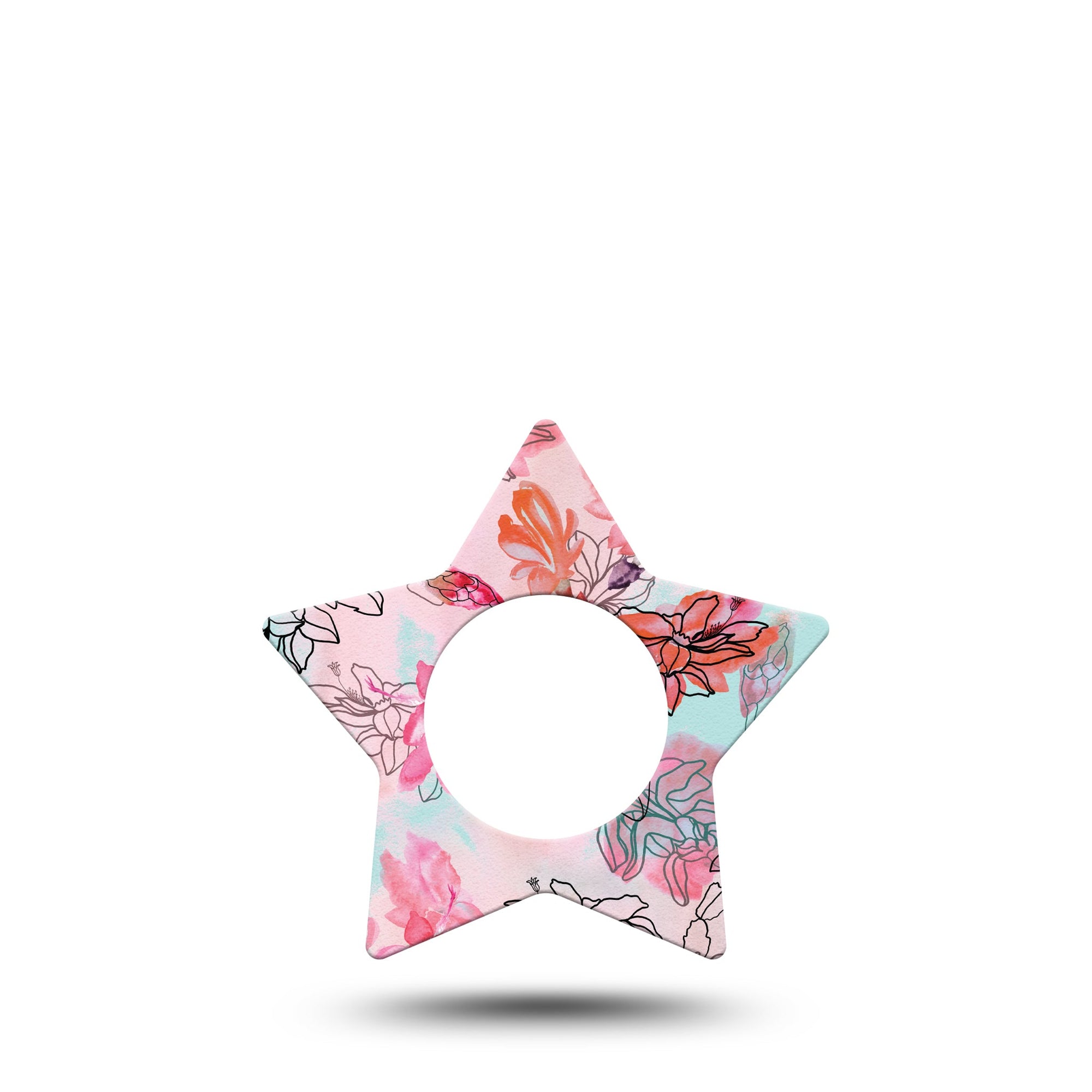 Whimsical Blossoms Libre Star Tape cotton candy flowers fixing ring design
