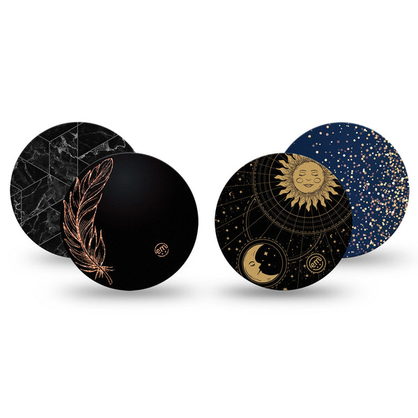 ExpressionMed Celestial Variety Pack Libre 3 Overpatch Tape Unearthly Artworks, CGM Adhesive Tape Design