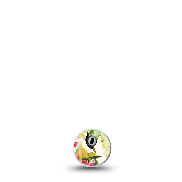 ExpressionMed Floral Romance Libre 3 Sticker Gental painted watercolor pink flowers, CGM Vinyl Sticker design