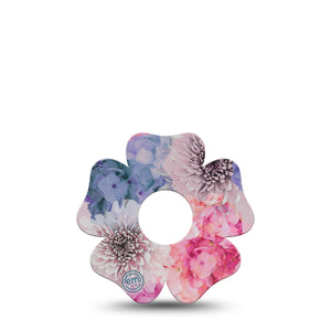 ExpressionMed Bloom Town Freestyle Libre 3 Flower Shape Single Blossom Haven Adhesive Tape CGM Design