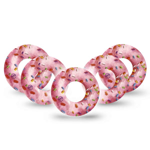 ExpressionMed Donut Sprinkles Pink Libre Tape 5-Pack