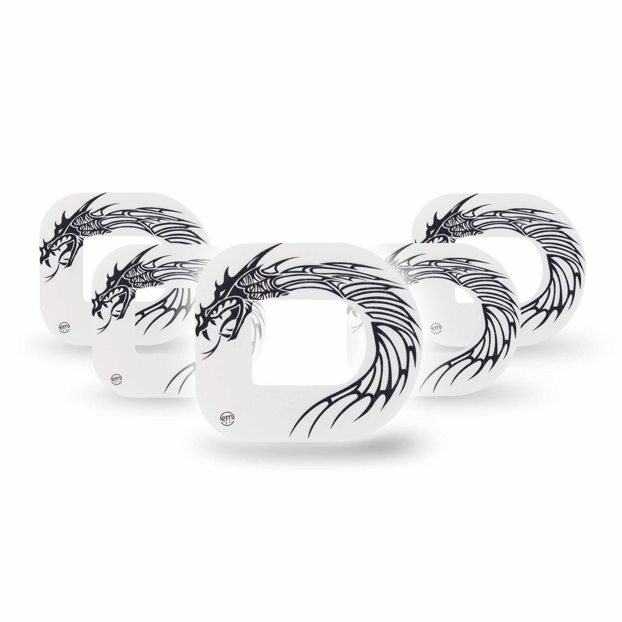 ExpressionMed Black and White Dragon Pod Tape 5-Pack