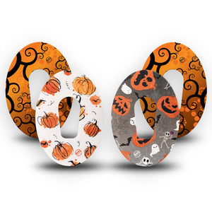 ExpressionMed Halloween Variety Pack Dexcom G6 Tape Scary Halloween, CGM Plaster Patch Design