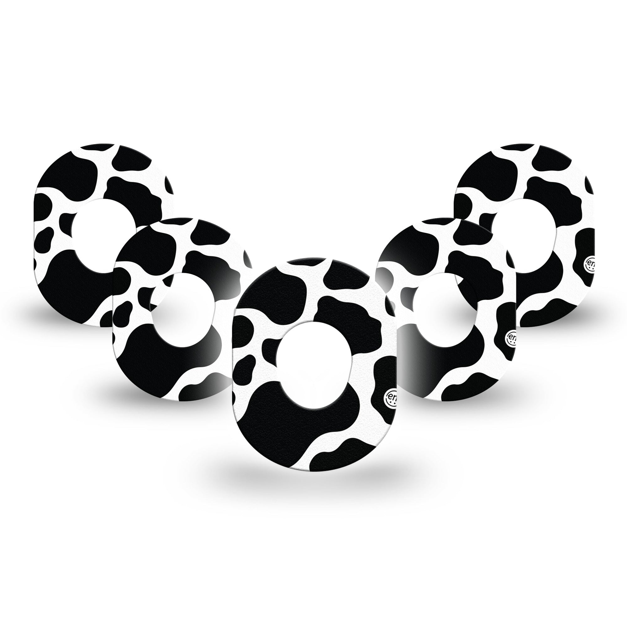 Cow Print Dexcom G7 Mini Tape5-Packcute cow print fixing ring design