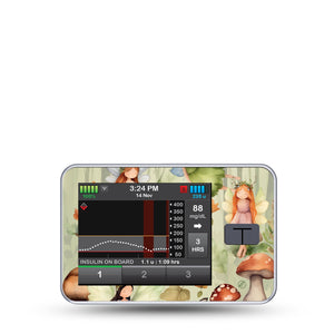 ExpressionMed Woodland Fairies T-Slim Sticker Single, Forest Nymph Design, Continuous Glucose Monitor, Single T-Slim Sticker
