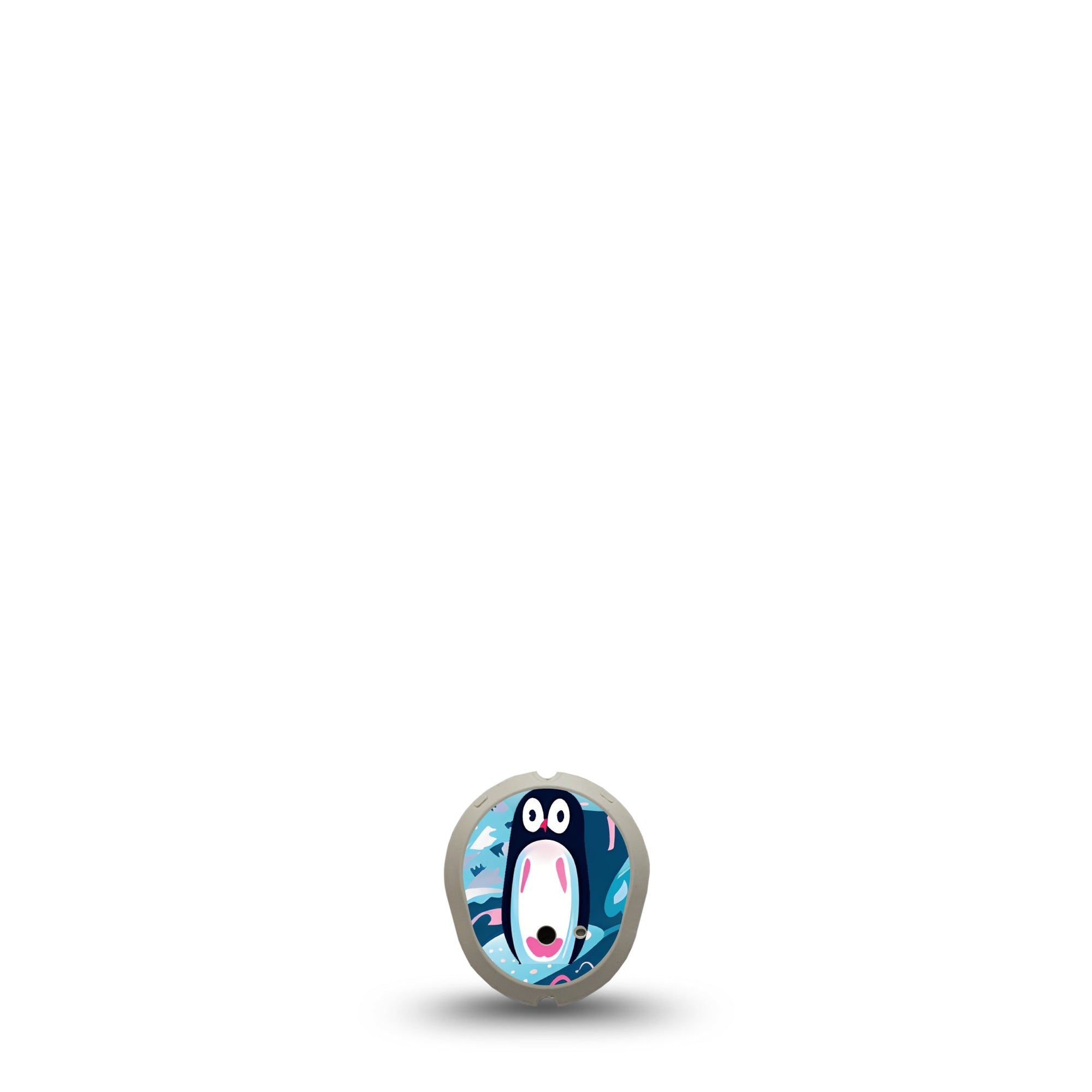 ExpressionMed Penguins G7 Transmitter Sticker Cute Birds, CGM Adhesive Sticker Design, Dexcom Stelo Glucose Biosensor System