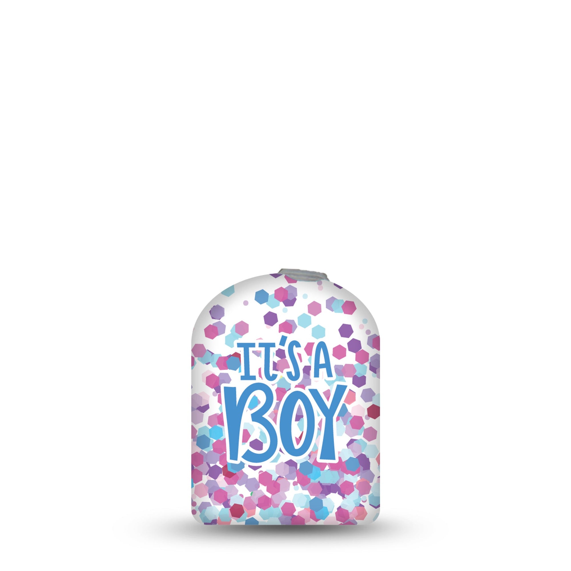 ExpressionMed It's A Boy Pod Sticker Baby Incoming, Medtronic CGM Adhesive Sticker Design