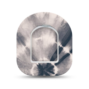 ExpressionMed Overcast Tie Dye Pod Mini Tape Single Sticker and Single Tape, Stormy Hues Patch Pump Design