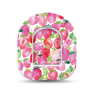 ExpressionMed Strawberry Crush Pod Mini Tape Single Sticker and Single Tape, Berry Delight Overlay Tape Pump Design