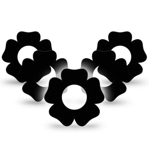 Black Libre Flower Tape 5-Pack classic black cgm plaster design