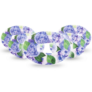 Lavender Flowers Dexcom G6 Tape 5-Pack
