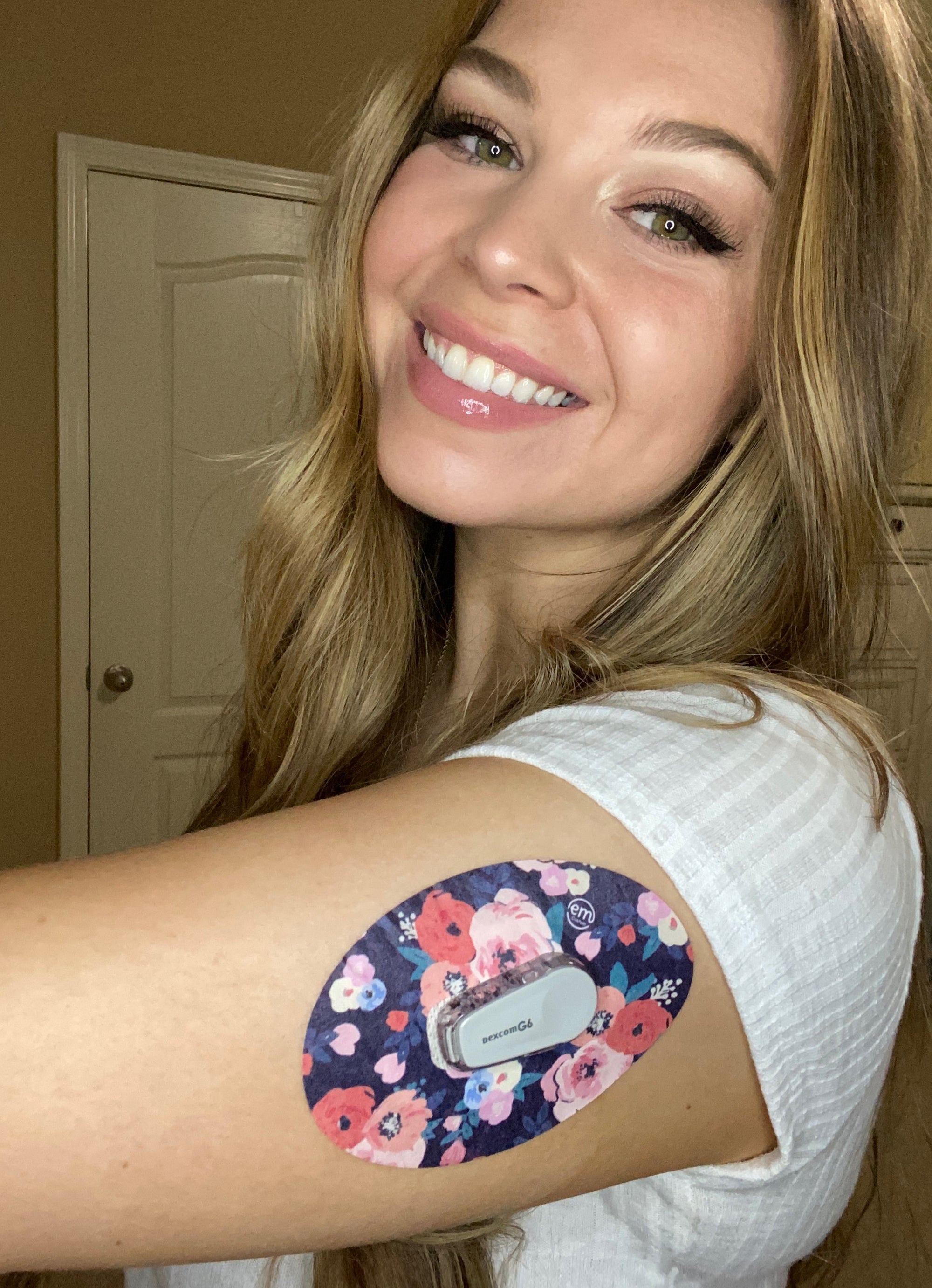 ExpressionMed Painted Flower Variety Dexcom G6 Tape