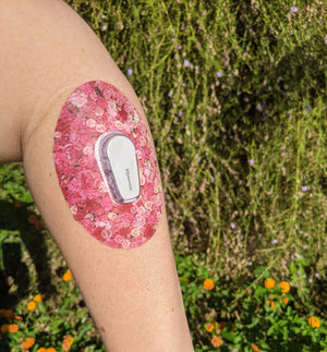 ExpressionMed Flower Wall Dexcom G6 Tape